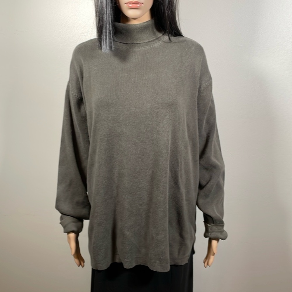 Utility mens sweater, army green, size XL